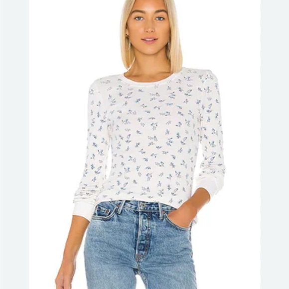 Revolve Michael Stars Jasmine floral thermal top - Picture 3 of 9